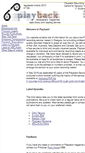 Mobile Screenshot of play-back.com